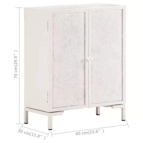  tömör mangófa tálalószekrény 60 x 30 x 76 cm