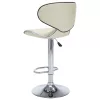 323647  Bar Stools 2 pcs Cream Faux Leather