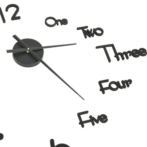  fekete modern 3D falióra 100 cm XXL