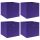  4 db lila nem szőtt szövet tárolódoboz 28 x 28 x 28 cm