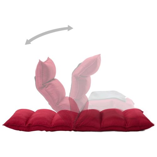  bordó összecsukható szövet padlómatrac