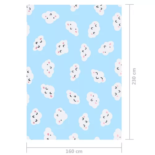  többszínű mintás szövetszőnyeg 160 x 230 cm