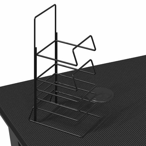  fekete ZZ-lábú gamer asztal 110 x 60 x 75 cm