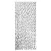  világos- és sötétszürke zsenília rovarfüggöny 90 x 220 cm 