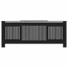  fekete MDF radiátorburkolat 205 cm
