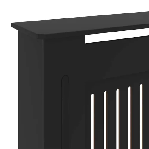  fekete MDF radiátorburkolat 205 cm