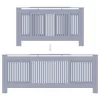  szürke MDF radiátorburkolat 205 cm