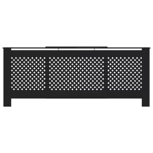  fekete MDF radiátorburkolat 205 cm