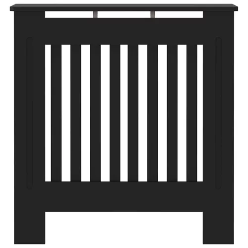  fekete MDF radiátorburkolat 78 cm