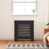  fekete MDF radiátorburkolat 78 cm
