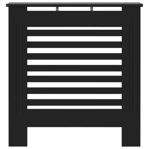  fekete MDF radiátorburkolat 78 cm