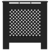  fekete MDF radiátorburkolat 78 cm