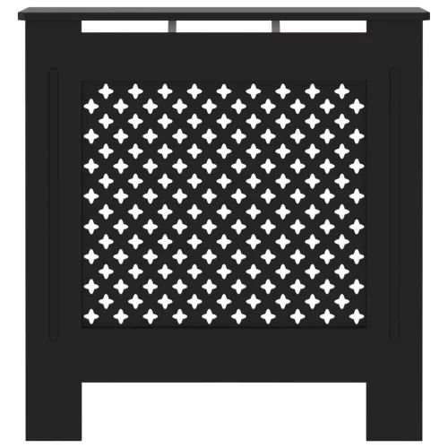  fekete MDF radiátorburkolat 78 cm