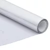  magasfényű ezüst öntapadó PVC bútorfólia 500 x 90 cm