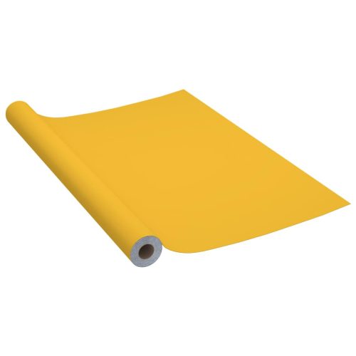  magasfényű arany öntapadó PVC bútorfólia 500 x 90 cm