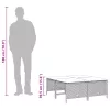  5 részes barna polyrattan kerti ülőgarnitúra párnával