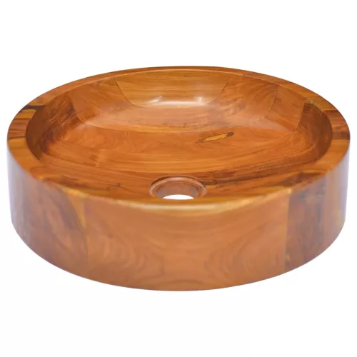  tömör tikfa mosdókagyló 40 x 10 cm