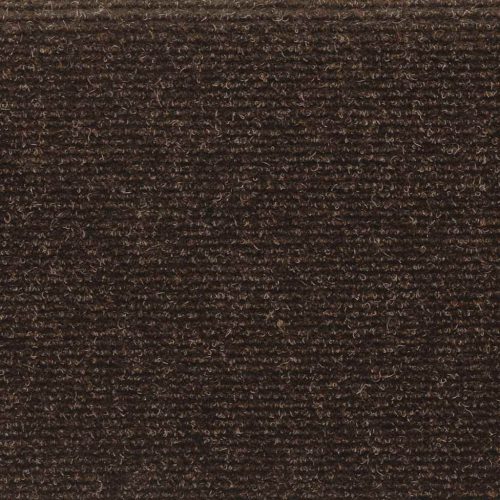  15 db öntapadós lépcsőszőnyeg, barna, téglalap alakú széllel, 65 x 21 x 4 cm