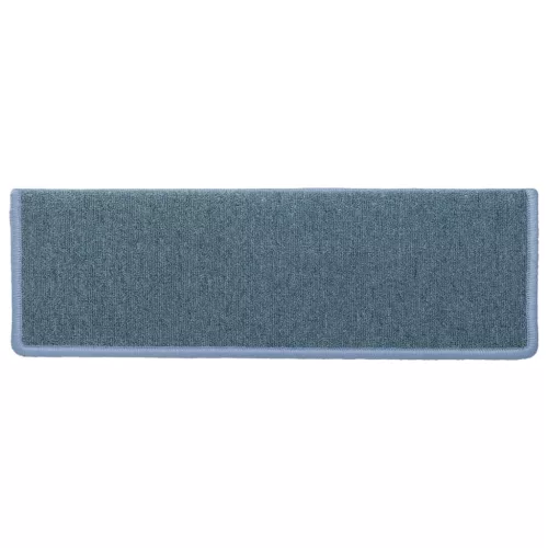  15 db kék lépcsőszőnyeg 65x21x4 cm