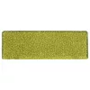  15 db zöld lépcsőszőnyeg, téglalap alakú széllel, 65 x 21 x 4 cm