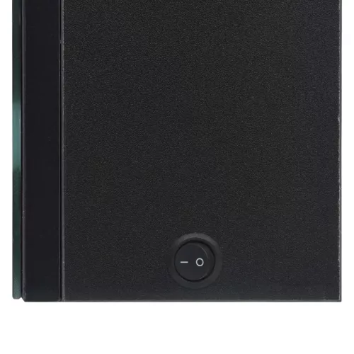  fekete LED-es tükrös fürdőszobaszekrény 50 x 14 x 60 cm