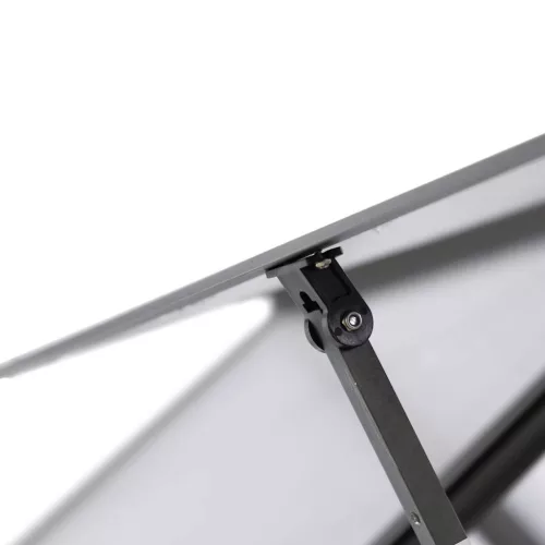  antracitszürke alumínium melegház alapvázzal 224x169x202 cm