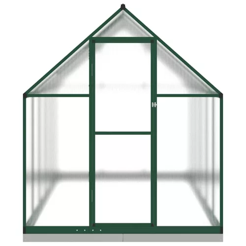  zöld alumínium melegház alapvázzal 334x169x202 cm