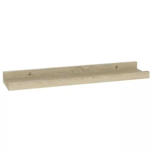  2 db sonoma tölgy színű fali polc 40 x 9 x 3 cm