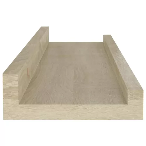  2 db sonoma tölgy színű fali polc 40 x 9 x 3 cm
