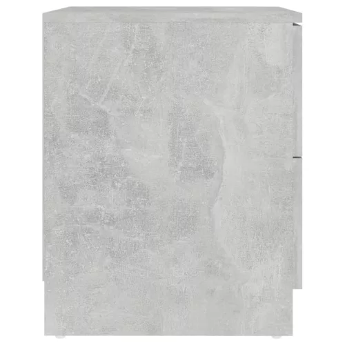  betonszürke forgácslap éjjeliszekrény 40 x 40 x 50 cm 