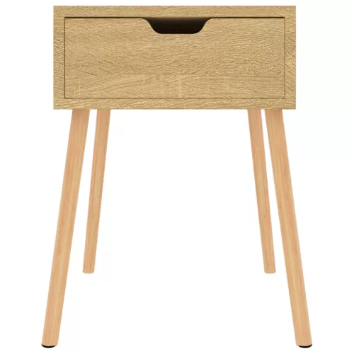  sonoma tölgy színű szerelt fa éjjeliszekrény 40 x 40 x 56 cm