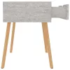  betonszürke szerelt fa éjjeliszekrény 40 x 40 x 56 cm
