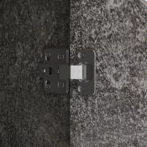  betonszürke szerelt fa tálalószekrény 60 x 30 x 72 cm