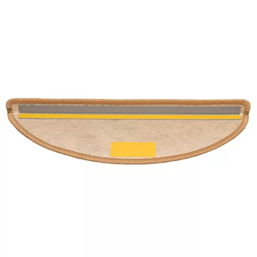  15 db szizálhatású szizálszínű öntapadó lépcsőszőnyeg 56x17x3cm