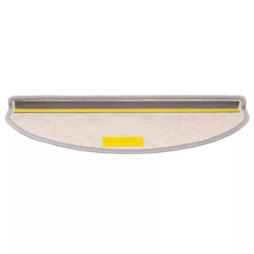  15 db szizál hatású platina öntapadó lépcsőszőnyeg 65x21x4 cm