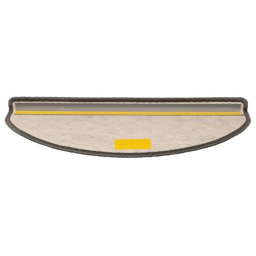  15 db szizál hatású barna bézs öntapadó lépcsőszőnyeg 65x21x4cm