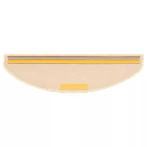  15 db szizál hatású bézs öntapadó lépcsőszőnyeg 65x21x4 cm