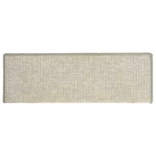  15 db ezüst színű, téglalap alakú szélű lépcsőszőnyeg 65 x 21 x 4 cm