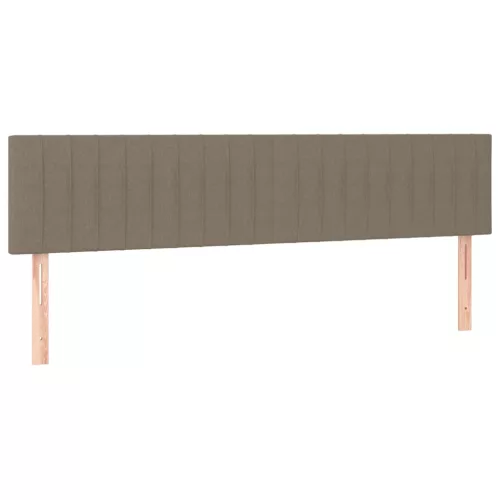  tópszínű szövet rugós ágy matraccal 120 x 190 cm