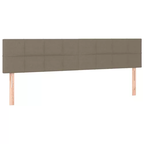  tópszínű szövet rugós ágy matraccal 120 x 190 cm