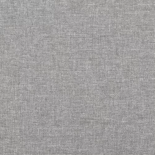  világosszürke szövet rugós és LED-es ágy matraccal 120x190 cm
