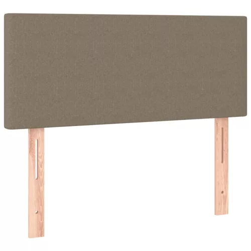  tópszínű szövet rugós és LED-es ágy matraccal 120x190cm