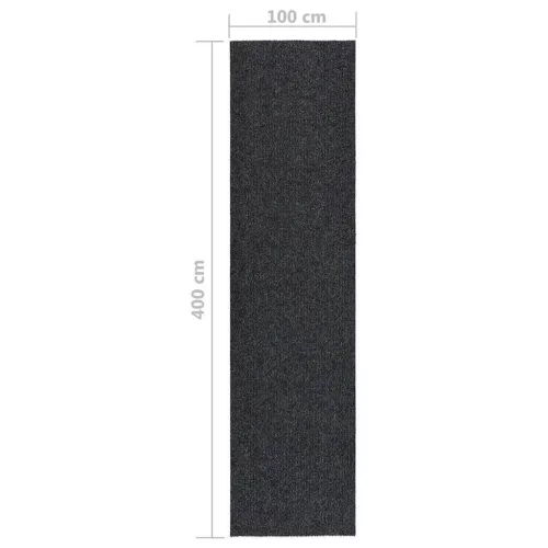  antracitszürke koszfogó futószőnyeg 100 x 400 cm