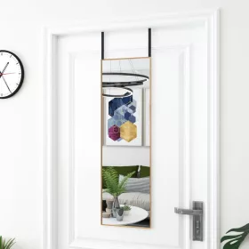  arany üveg és alumínium ajtótükör 30x100 cm