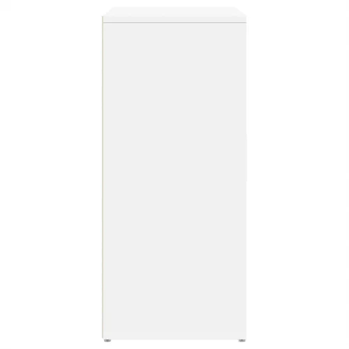  2 db fehér szerelt fa tálalószekrény 60 x 31 x 70 cm