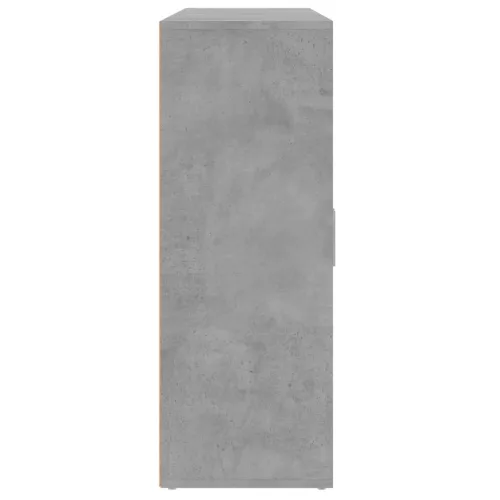  3 db betonszürke szerelt fa tálalószekrény 60 x 31 x 84 cm