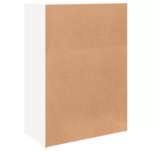  2 db fehér szerelt fa tálalószekrény 60 x 31 x 84 cm