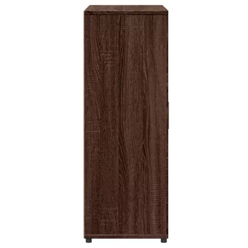  2 db barna tölgy színű szerelt fa tálalószekrény 60x31x84 cm