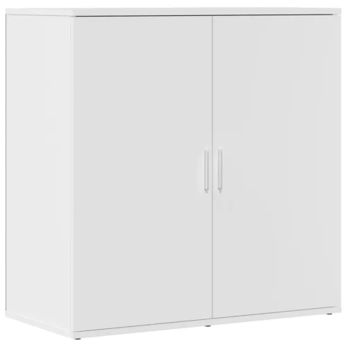  2 db fehér szerelt fa tálalószekrény 79 x 38 x 80 cm