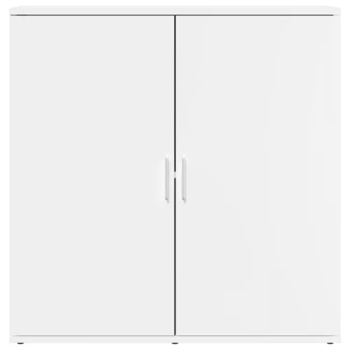  2 db fehér szerelt fa tálalószekrény 79 x 38 x 80 cm